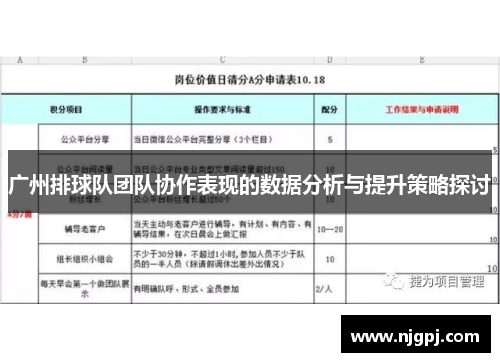 广州排球队团队协作表现的数据分析与提升策略探讨